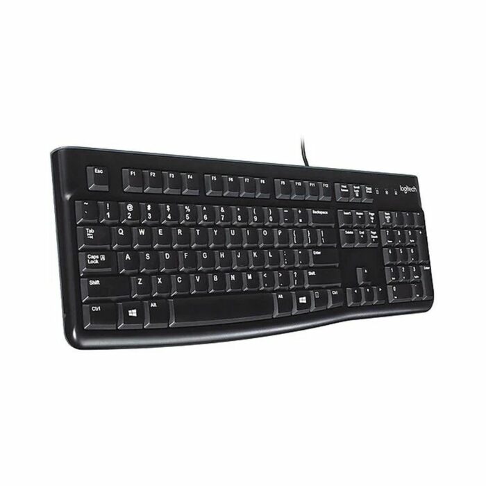 TASTIERA LOGITECH CON FILO <BR>COLORE NERO